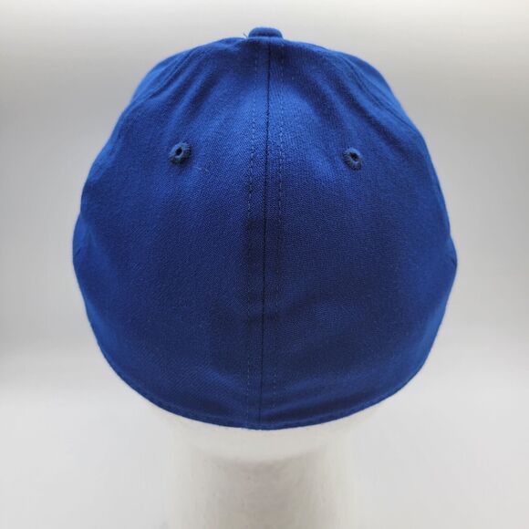 New Era Unisex Adult Large XL 39Thirty Hat Stretch Fit Blue Blank Cap - Picture 4 of 10